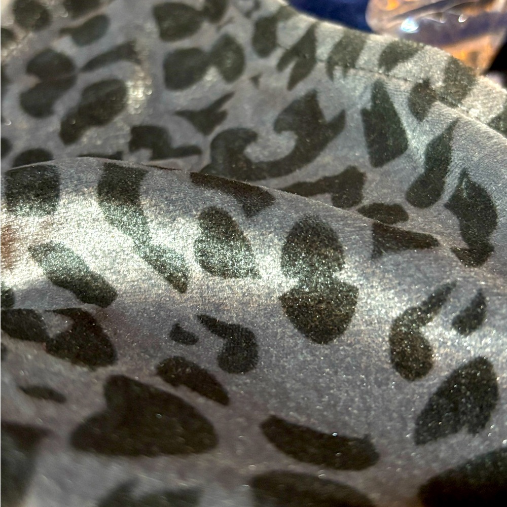 Leopard Velvet Crop Top